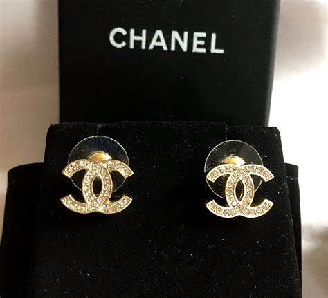 classic cc chanel earrings|Chanel classic earrings uk price.